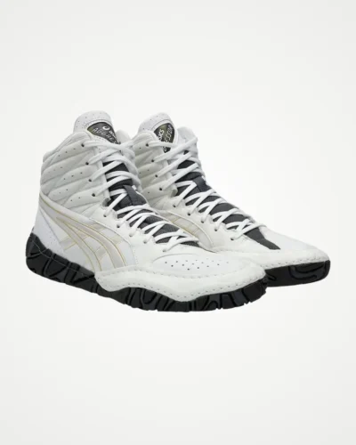 ASICS Men Aggressor 6 Wrestling Shoes White Front