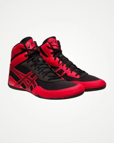 ASICS Men Matcontrol 3 Wrestling Shoes Red Black Front