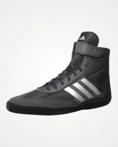 Adidas Combat Speed 5 Wrestling Shoes – Black/Silver Metallic