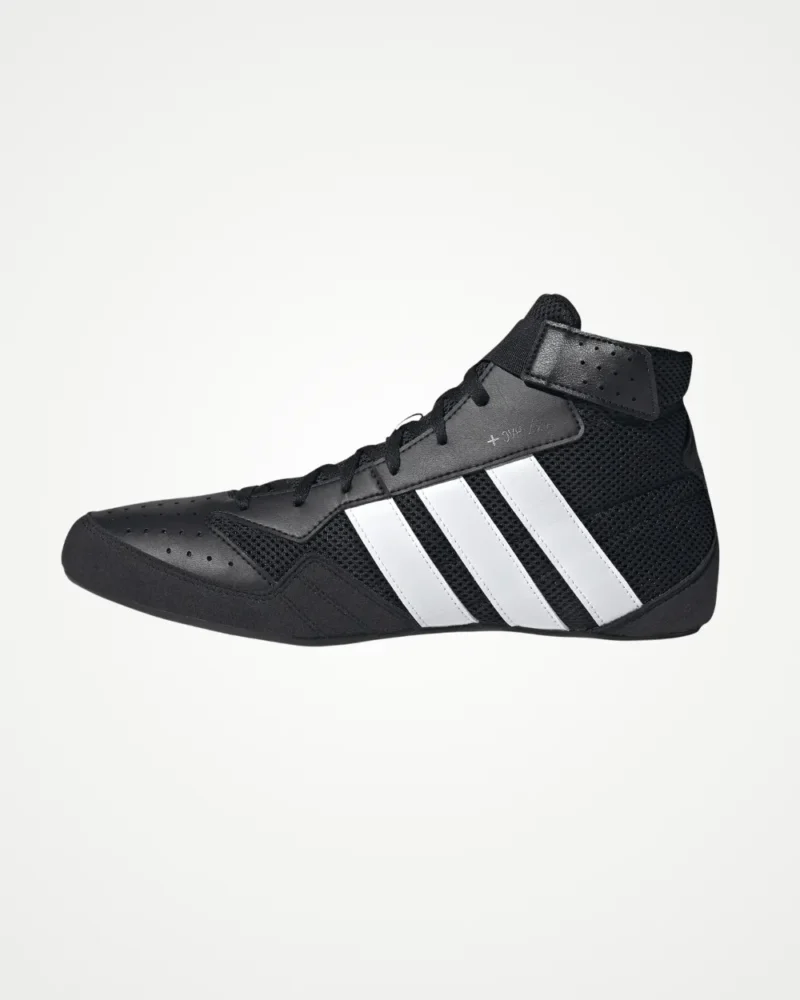 Adidas HVC Plus Wrestling Shoes - Black/White
