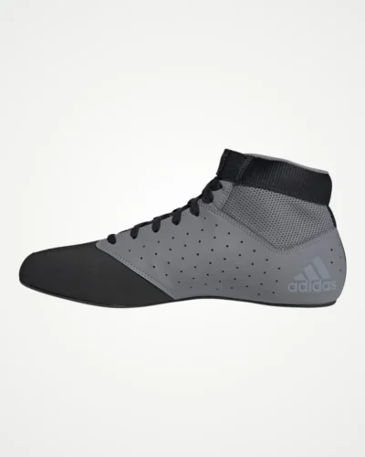 Adidas Mat Hog 2 Wrestling Shoes Grey Black Side