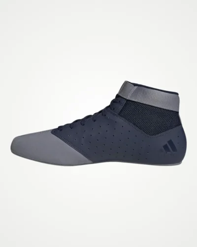 Adidas Mat Hog 2 Wrestling Shoes Navy Grey Side