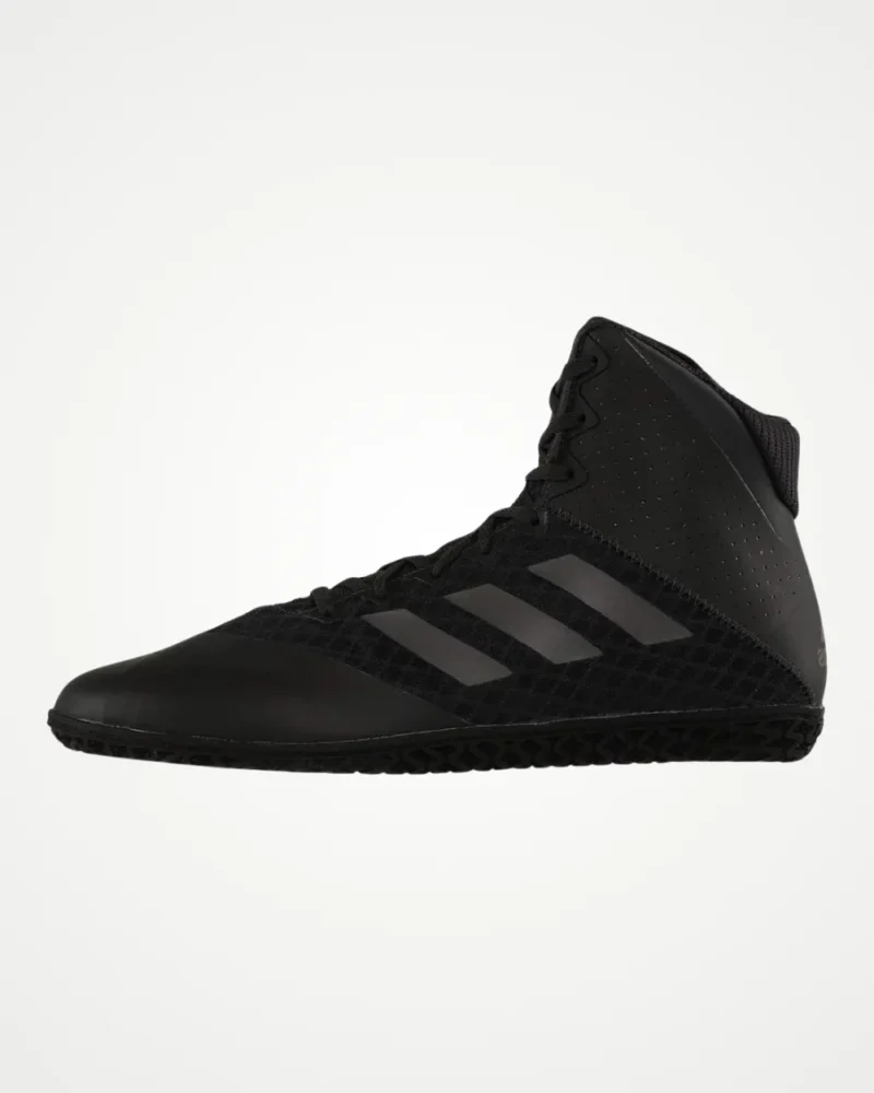 Adidas Mat Wizard 4 Wrestling Shoes - Carbon/Black
