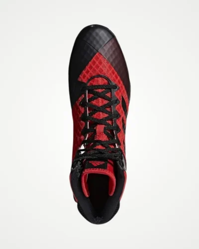 Adidas Mat Wizard 4 Wrestling Shoes Red Black Upper