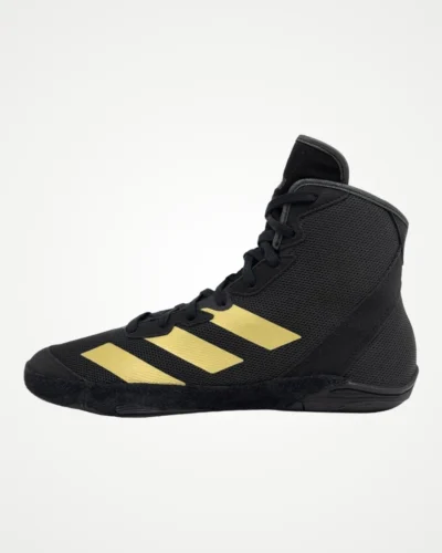 Adidas Adizero Wrestling Shoes – Black/Metallic Gold