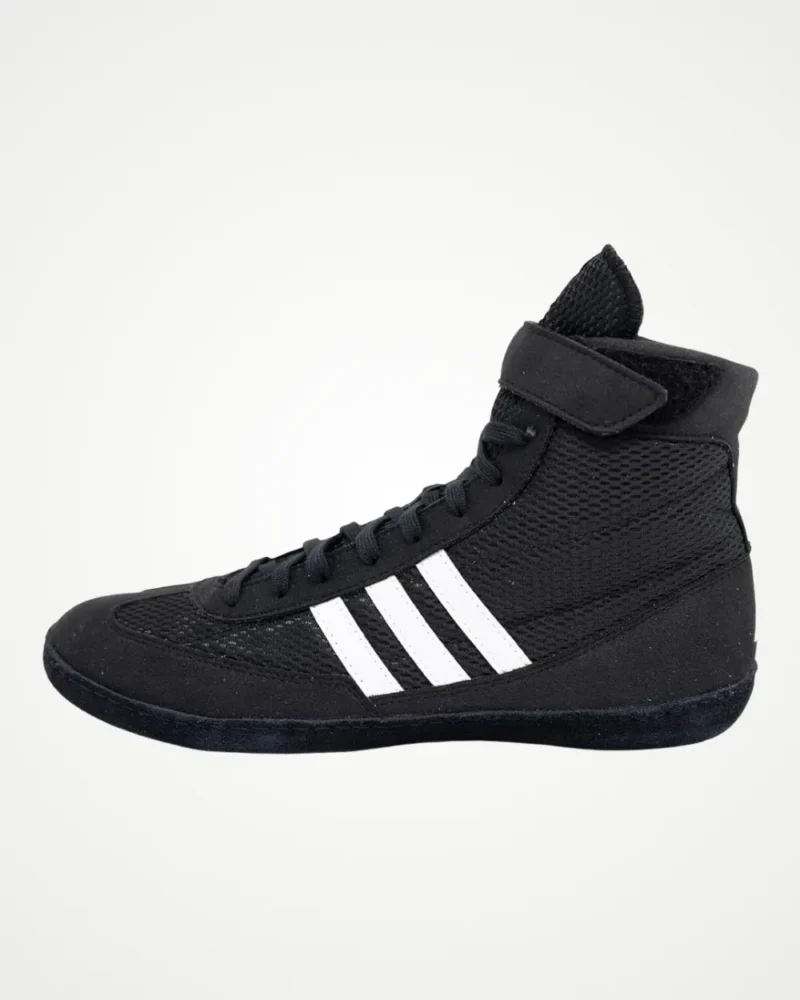 Adidas Combat Speed 4 Wrestling Shoes - Black/White