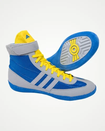 Adidas Mens Combat Speed 4 White Grey Front