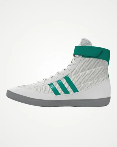 Adidas Combat Speed 4 Wrestling Shoes – White/Teal