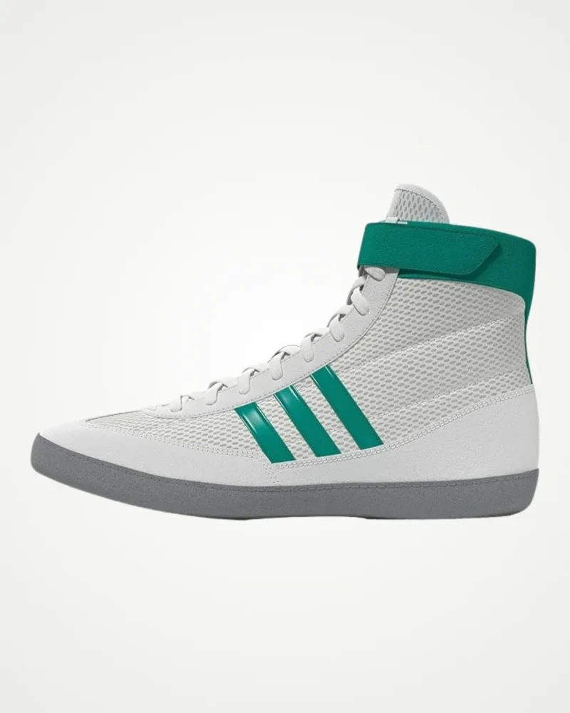 Adidas Combat Speed 4 Wrestling Shoes - White/Teal