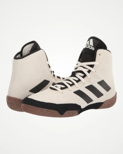 Adidas Tech Fall 2.0 Wrestling Shoes Chalk White Black Pair