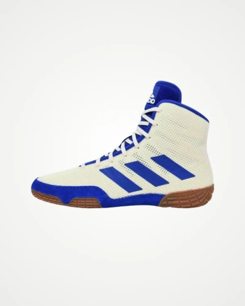 Adidas Tech Fall 2.0 Wrestling Shoes - White/Royal Blue