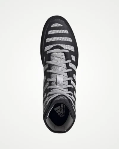 Adidas Varner Wrestling Shoes Black Grey Upper