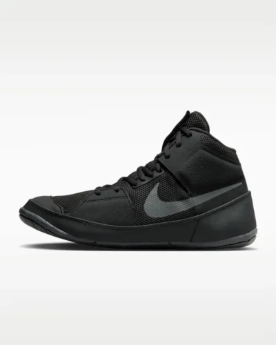 Nike Fury Wrestling Shoes – Black/Dark Grey