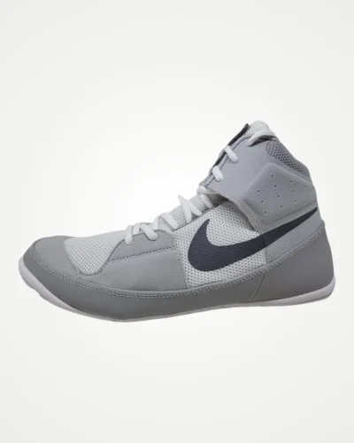Nike Fury Wrestling Shoes – White/Grey Heather