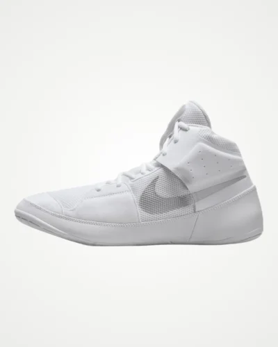 Nike Fury Wrestling Shoes – White/Grey Silver