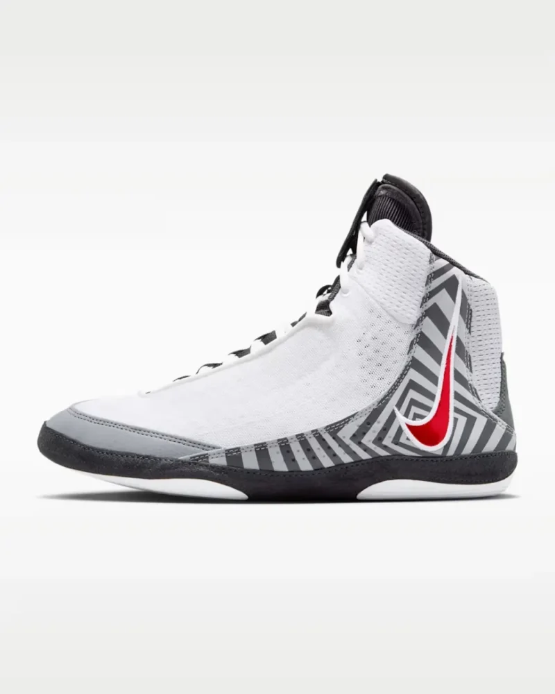 Nike Inflict 4 SE Wrestling Shoes - White/Wolf Grey