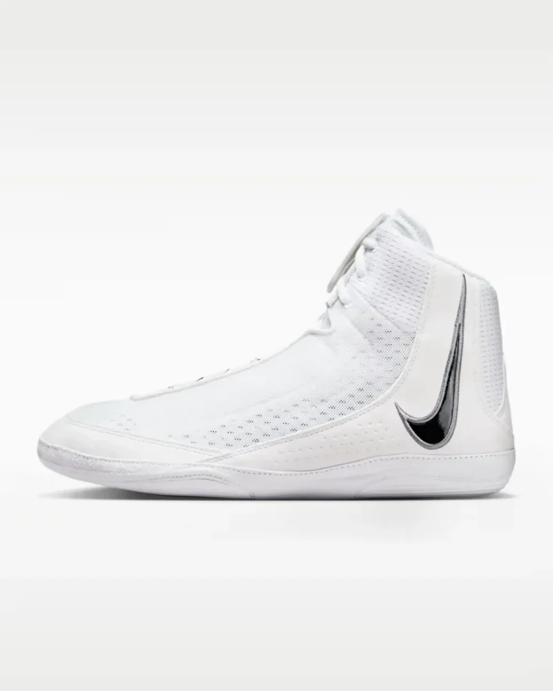 Nike Inflict 4 Wrestling Shoes - White/Black
