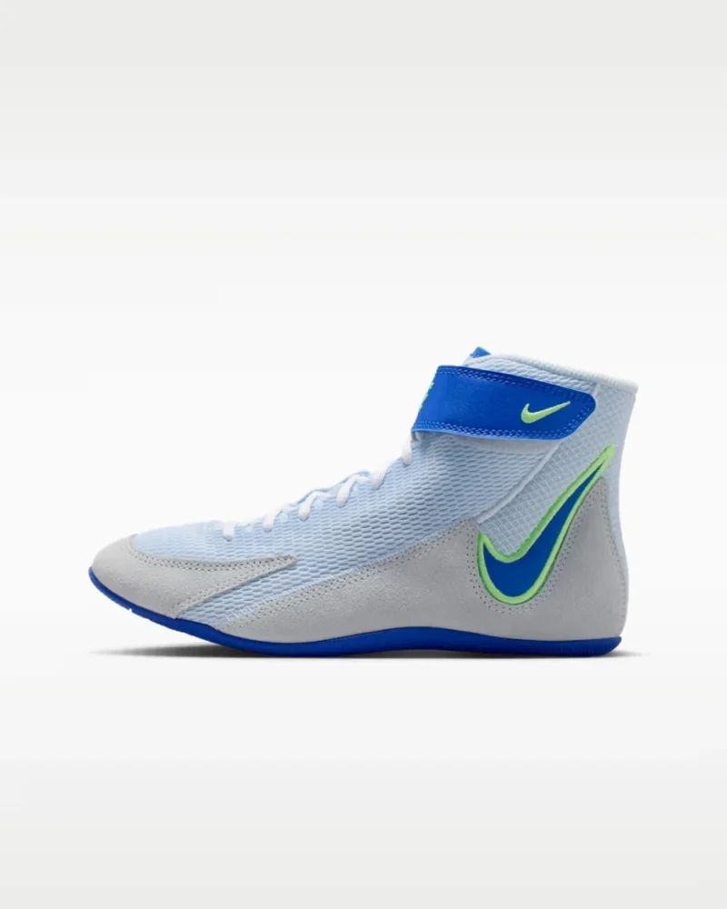 Nike Speedsweep VIII Wrestling Shoes - Blue Tint/Lime Blast