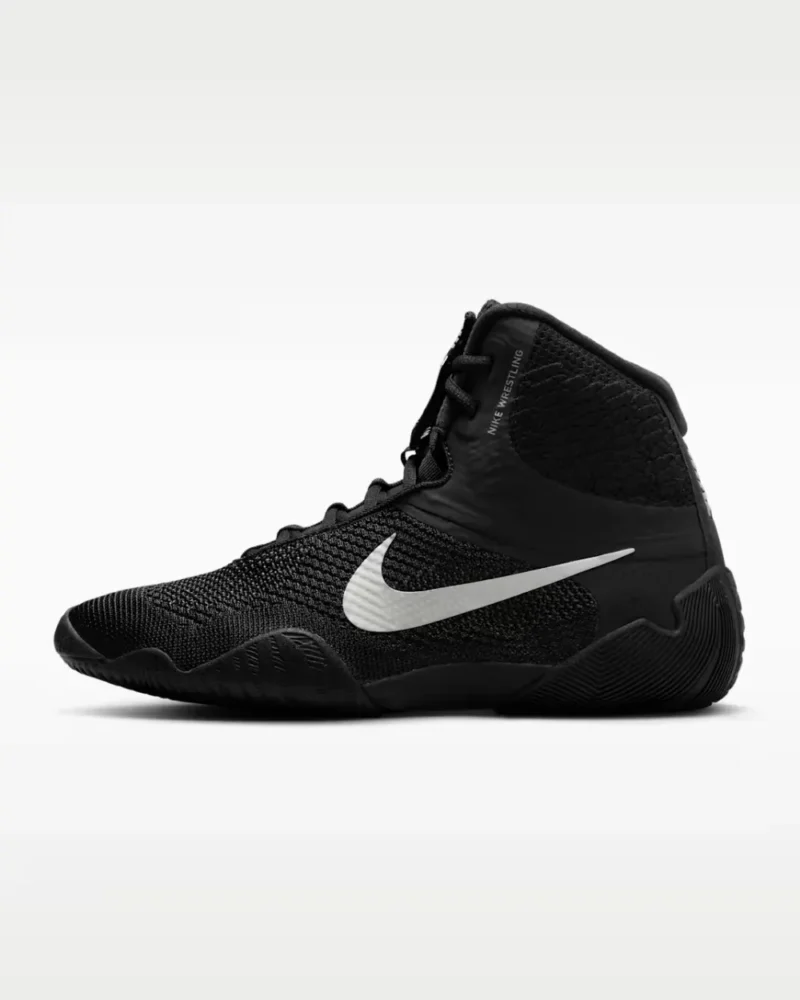 Nike Tawa Wrestling Shoes - Black/Metallic Silver